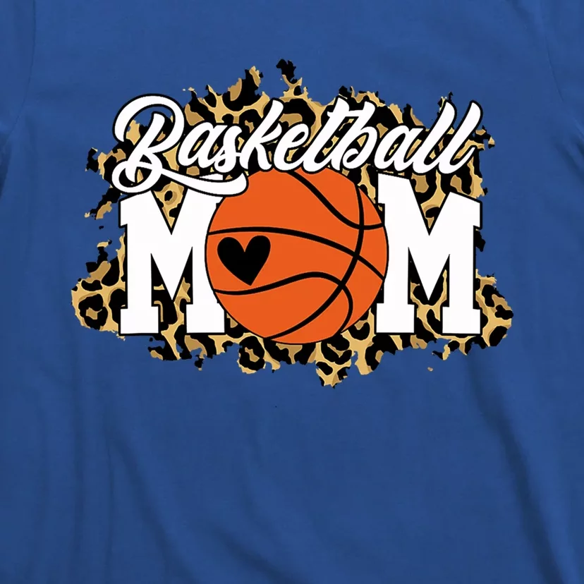 Basketball Mom Cool Gift Mom Game Day Outfit Mothers Day Gift T-Shirt