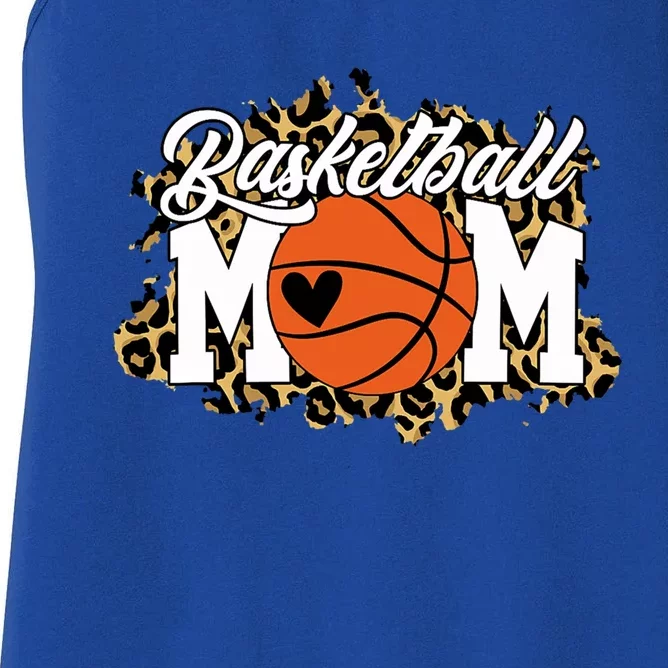 Basketball Mom Cool Gift Mom Game Day Outfit Mothers Day Gift Women's Racerback Tank