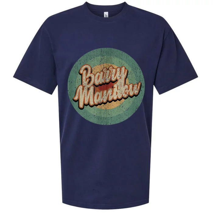 Barry Manilow Circle Retro Vintage Music Sueded Cloud Jersey T-Shirt