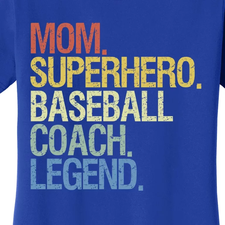 Baseball Mom Coach Gift Women's T-Shirt