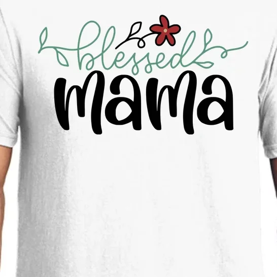 Blessed Mama Cute Gift For Mom Pajama Set