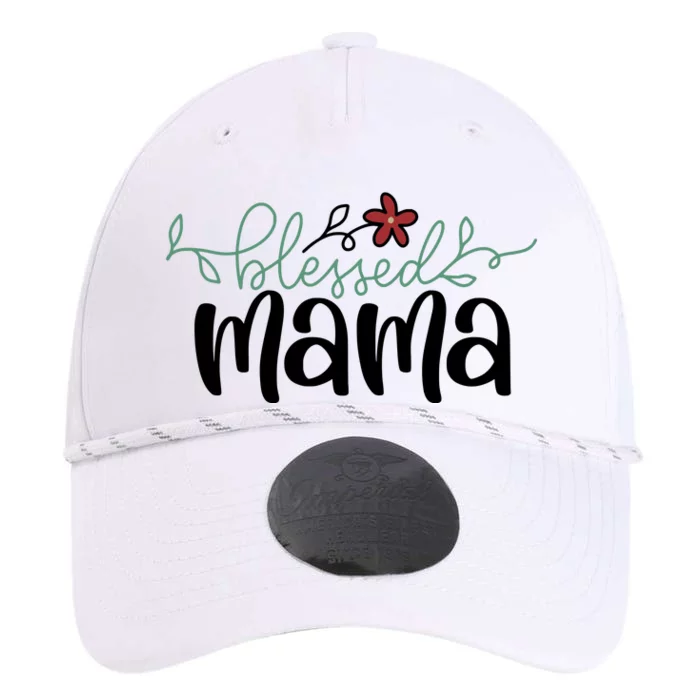 Blessed Mama Cute Gift For Mom Performance The Dyno Cap