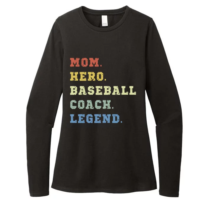 Baseball Mom Coach Gift Womens CVC Long Sleeve Shirt