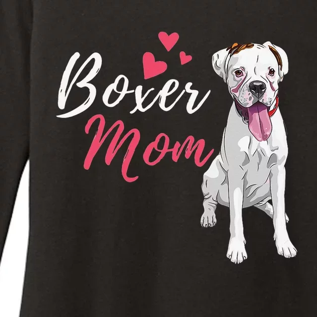 Boxer Mom Cute German Boxer Lover Dog Owner Womens CVC Long Sleeve Shirt