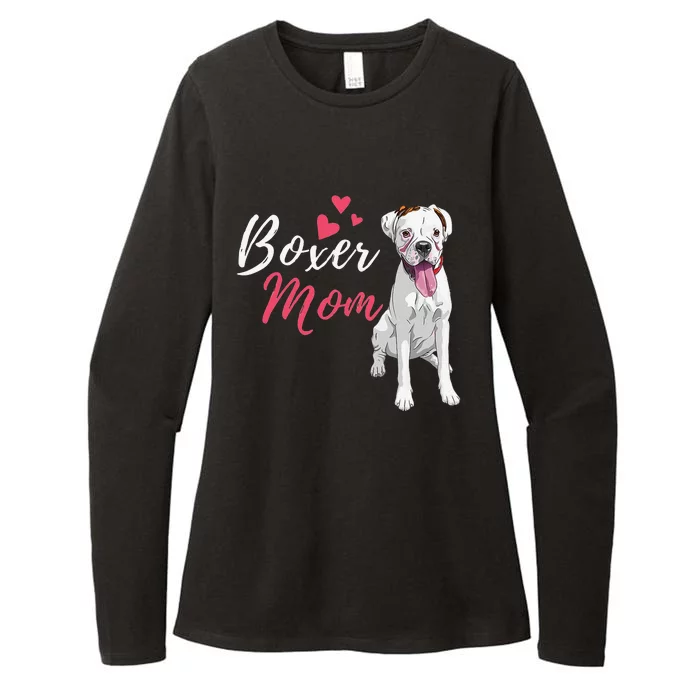 Boxer Mom Cute German Boxer Lover Dog Owner Womens CVC Long Sleeve Shirt