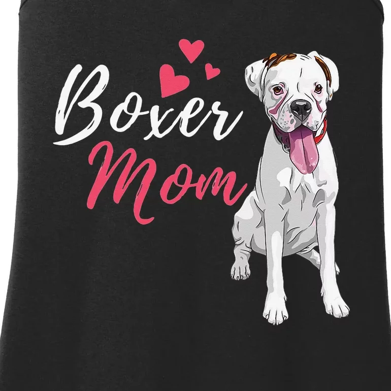 Boxer Mom Cute German Boxer Lover Dog Owner Ladies Essential Tank