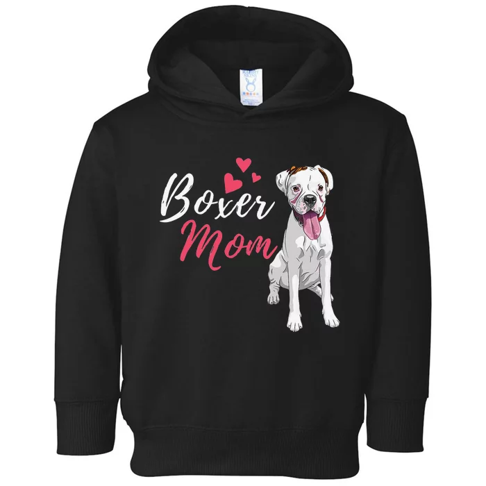 Boxer Mom Cute German Boxer Lover Dog Owner Toddler Hoodie