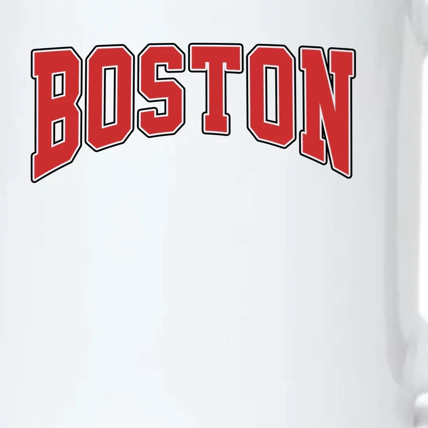 Boston Massachusetts Classic Curve Black Color Changing Mug