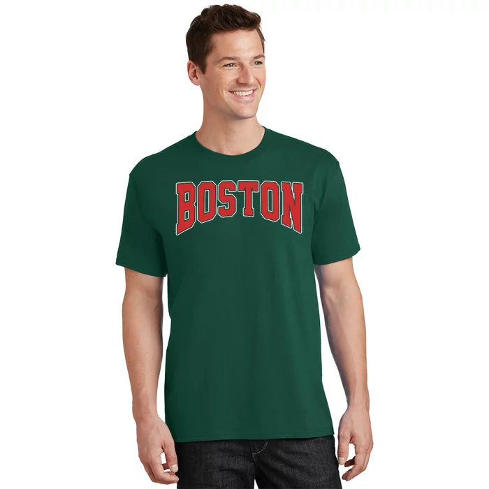 Boston Massachusetts Classic Curve T-Shirt