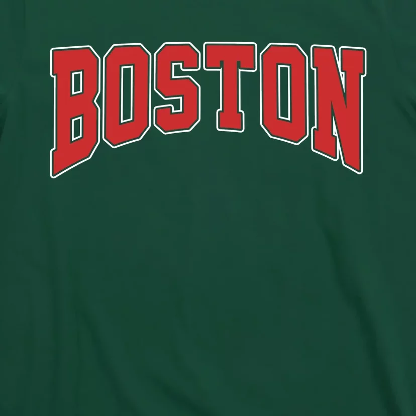 Boston Massachusetts Classic Curve T-Shirt