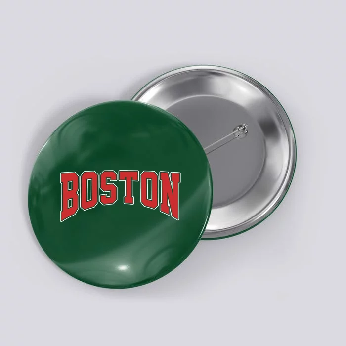 Boston Massachusetts Classic Curve Button