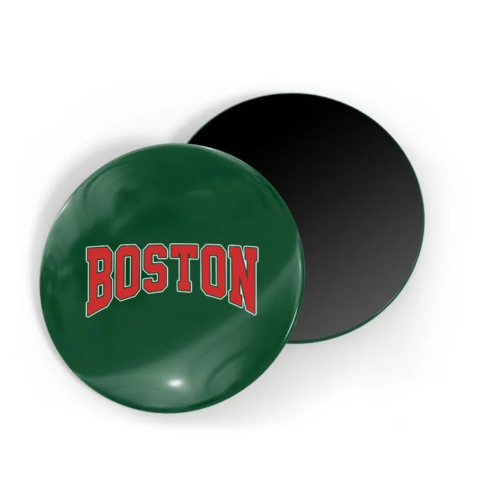 Boston Massachusetts Classic Curve Magnet