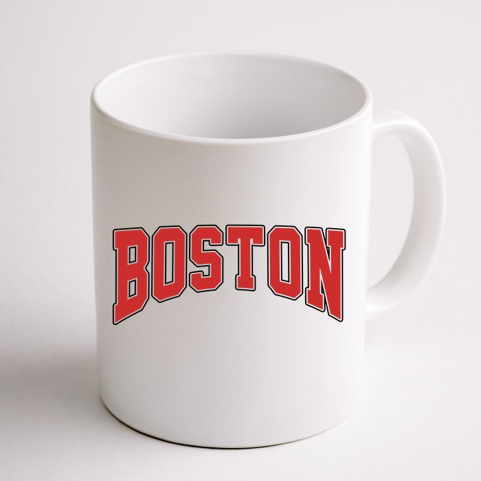 Boston Massachusetts Classic Curve Front & Back Coffee Mug