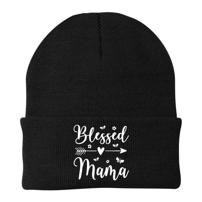 Blessed Mama Cute Sweet Mom MotherS Day Knit Cap Winter Beanie