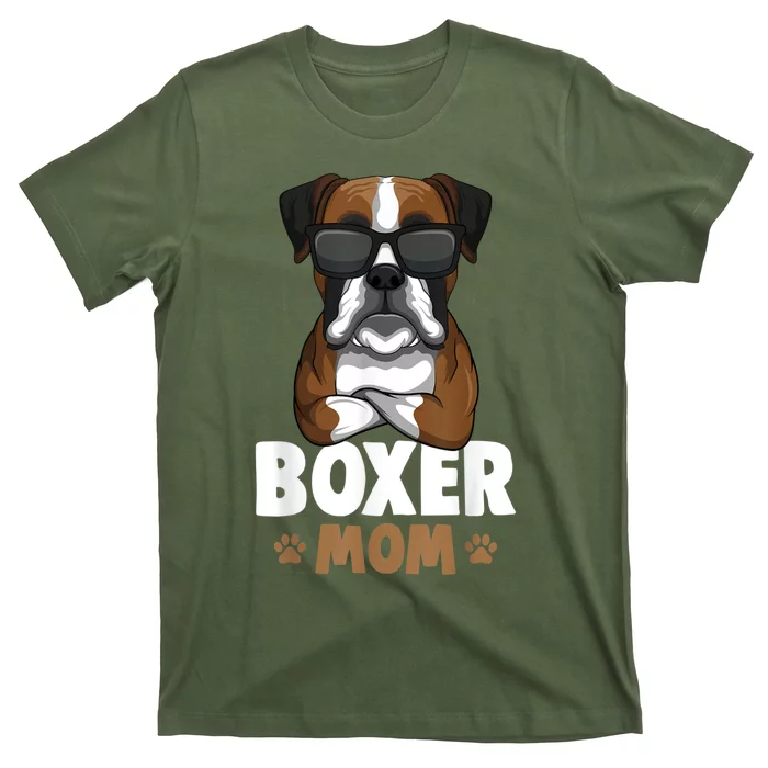 Boxer Mom Dog Women T-Shirt