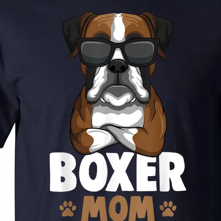 Boxer Mom Dog Women Tall T-Shirt