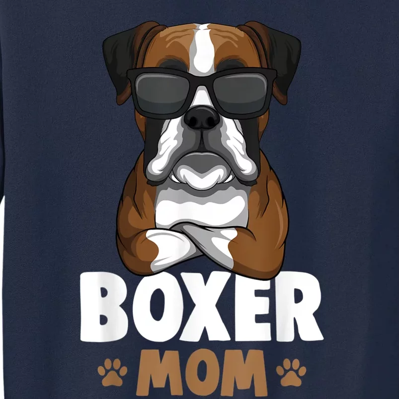 Boxer Mom Dog Women Tall Sweatshirt