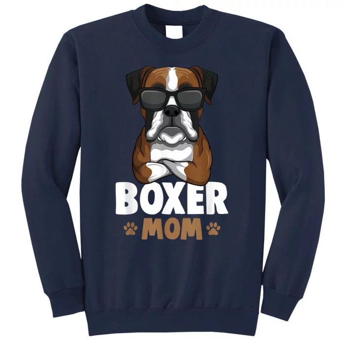 Boxer Mom Dog Women Tall Sweatshirt