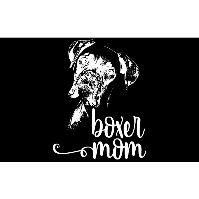 BOXER MOM DOG FACE SHIRT DOG LOVERS BOXER MOM GIFT Bumper Sticker