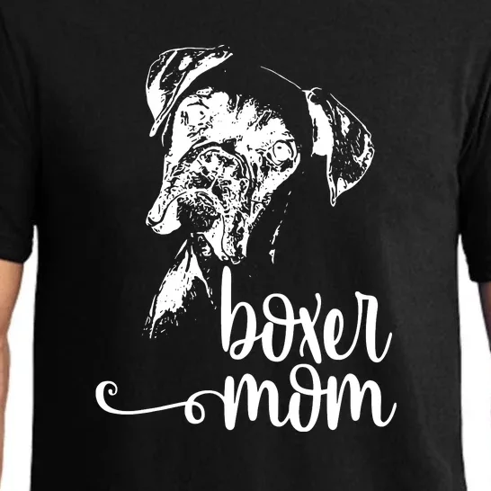 BOXER MOM DOG FACE SHIRT DOG LOVERS BOXER MOM GIFT Pajama Set