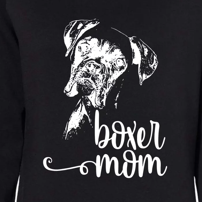 BOXER MOM DOG FACE SHIRT DOG LOVERS BOXER MOM GIFT Womens California Wash Sweatshirt