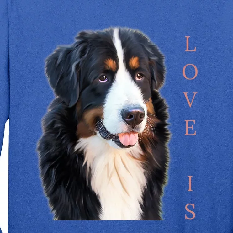 Bernese Mountain Dog Gift Dog Mom Love Gift Tall Long Sleeve T-Shirt