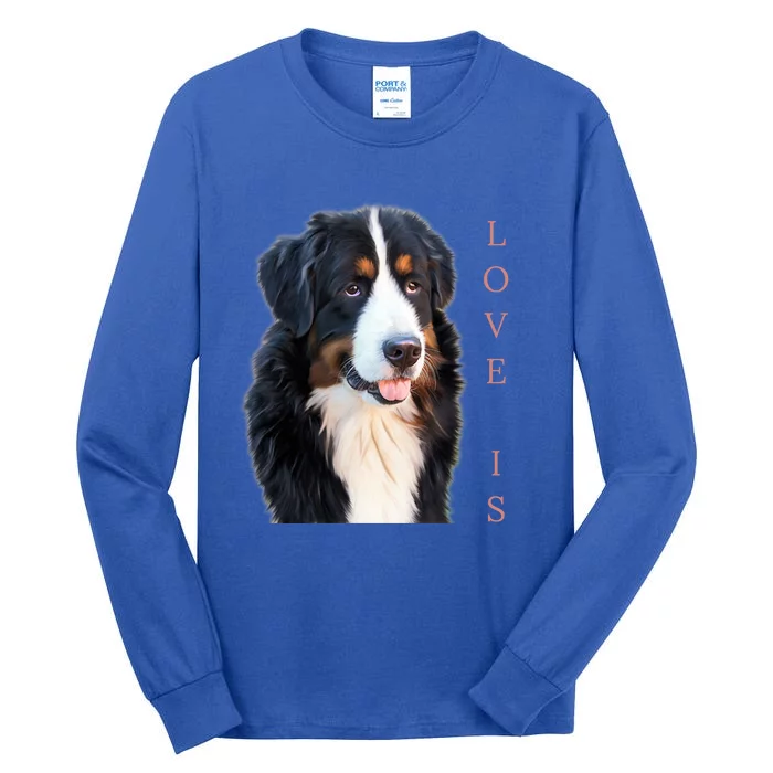 Bernese Mountain Dog Gift Dog Mom Love Gift Tall Long Sleeve T-Shirt