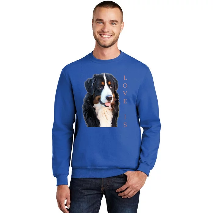 Bernese Mountain Dog Gift Dog Mom Love Gift Tall Sweatshirt