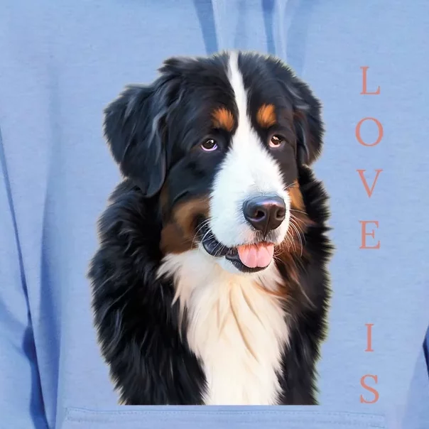 Bernese Mountain Dog Gift Dog Mom Love Gift Unisex Surf Hoodie