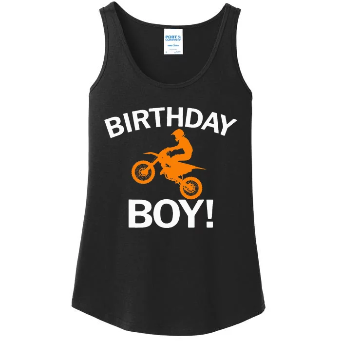 Birthday MX Dirt Bike Motocross Ladies Essential Tank