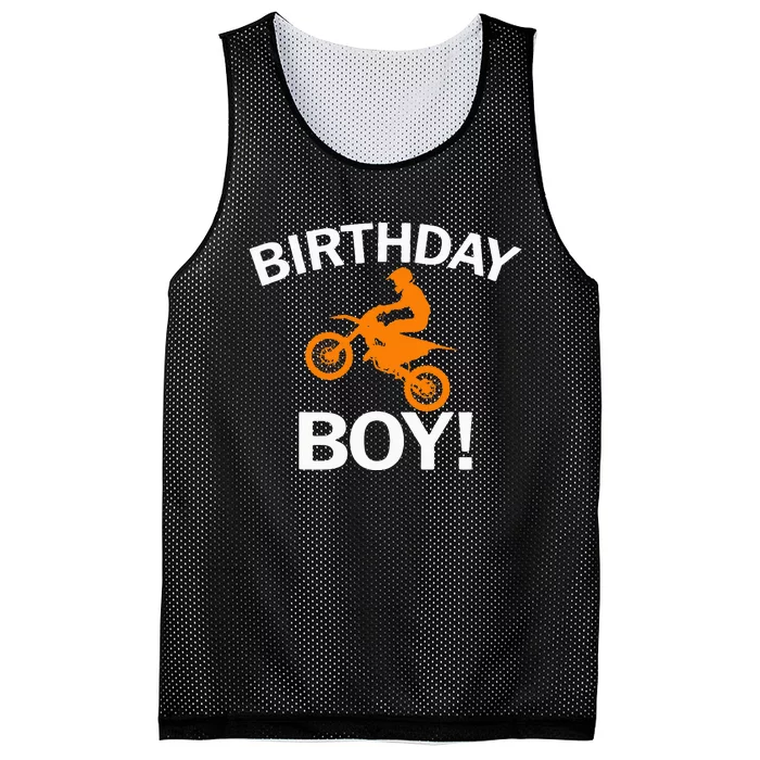 Birthday MX Dirt Bike Motocross Mesh Reversible Basketball Jersey Tank