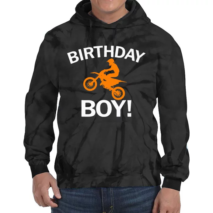 Birthday MX Dirt Bike Motocross Tie Dye Hoodie