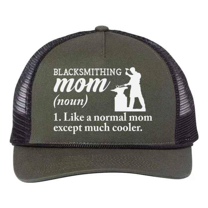 Blacksmith Mom Definition Retro Rope Trucker Hat Cap