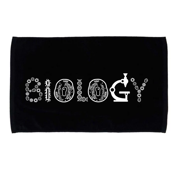 Biology Microscope Dna Teacher Paramecium Gift Idea Microfiber Hand Towel