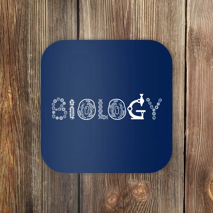 Biology Microscope Dna Teacher Paramecium Gift Idea Coaster