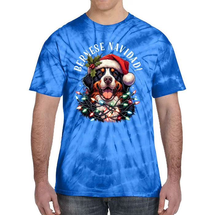 Bernese Mountain Dog Christmas Funny Bernese Navidad Berner Tie-Dye T-Shirt