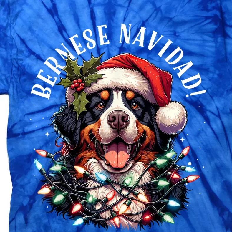 Bernese Mountain Dog Christmas Funny Bernese Navidad Berner Tie-Dye T-Shirt