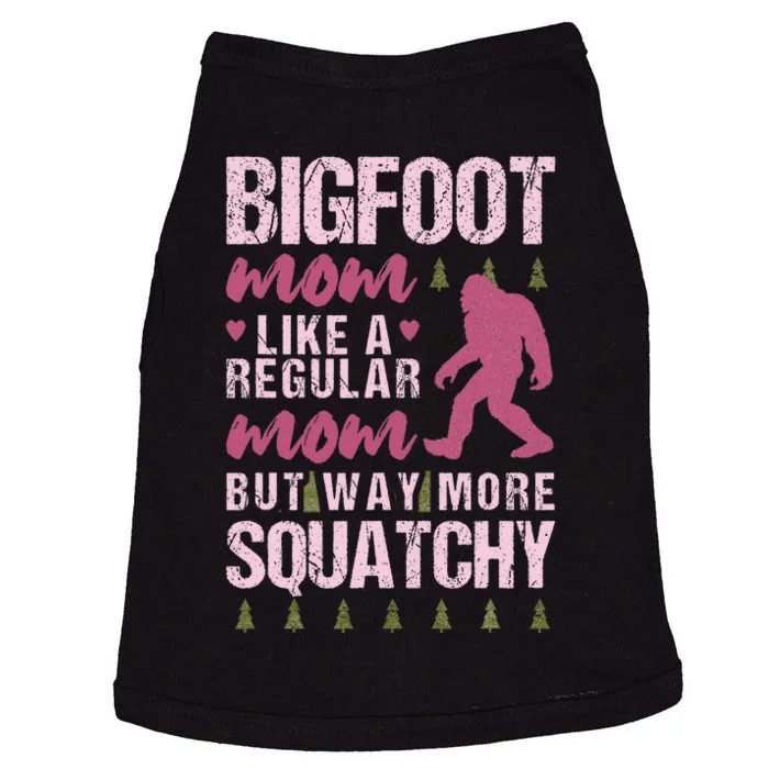 Bigfoot Mothers Day Mom Squatch Doggie Tank