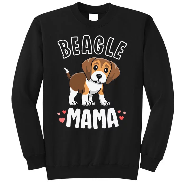 Beagle Mama Dog Mom For  Gift For mother's day Tall Sweatshirt