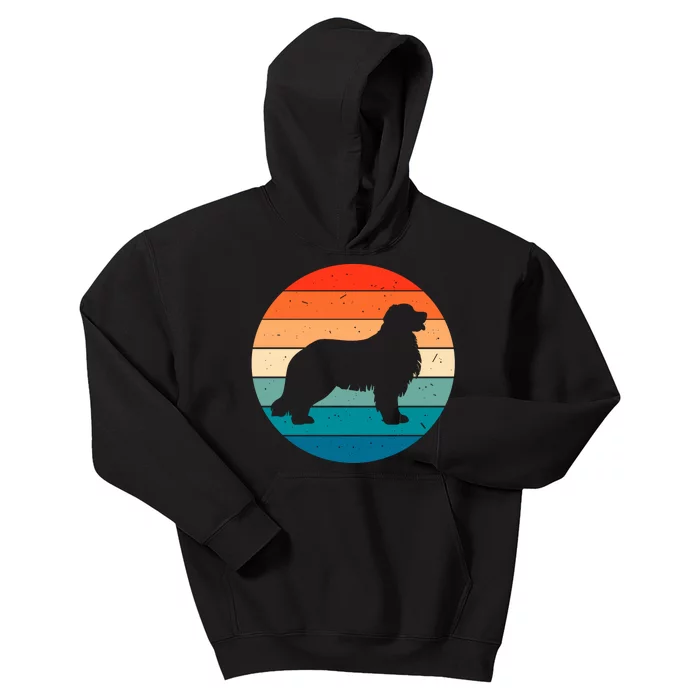 Bernese Mountain Dog Retro Vintage Kids Hoodie