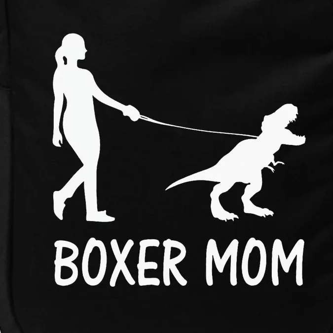 Boxer Mom Dog Boxer Mama Dinosaur Impact Tech Backpack