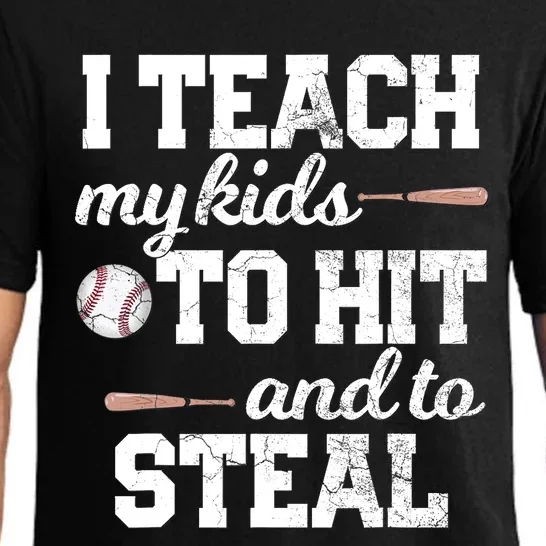 Baseball Mom Dad Gift Pajama Set