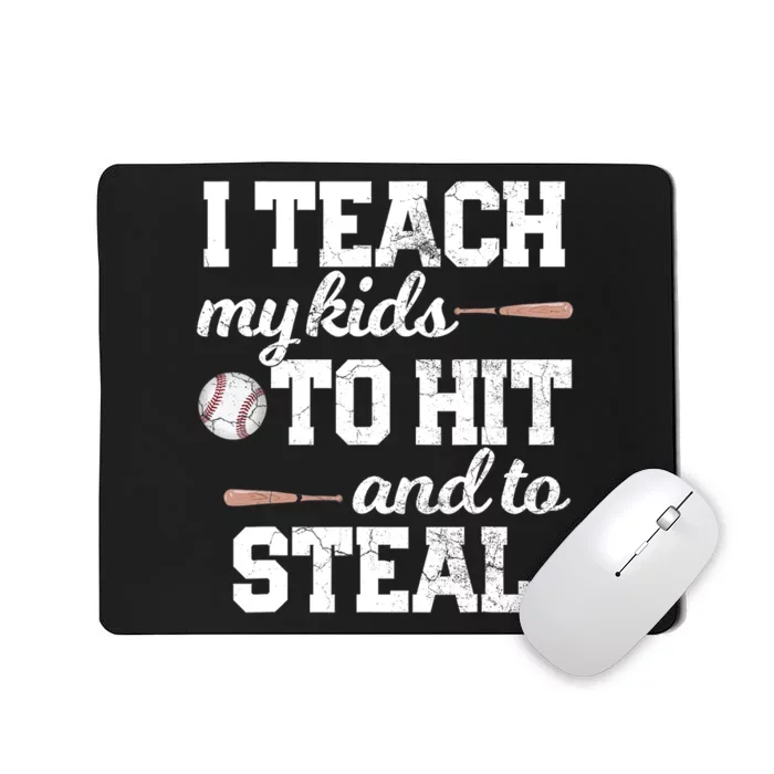 Baseball Mom Dad Gift Mousepad