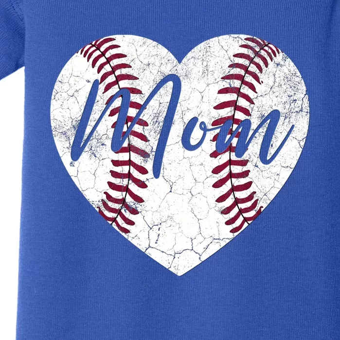 Baseball Mother's Day Gift Mommy Mom Mama Wife Gift Baby Bodysuit