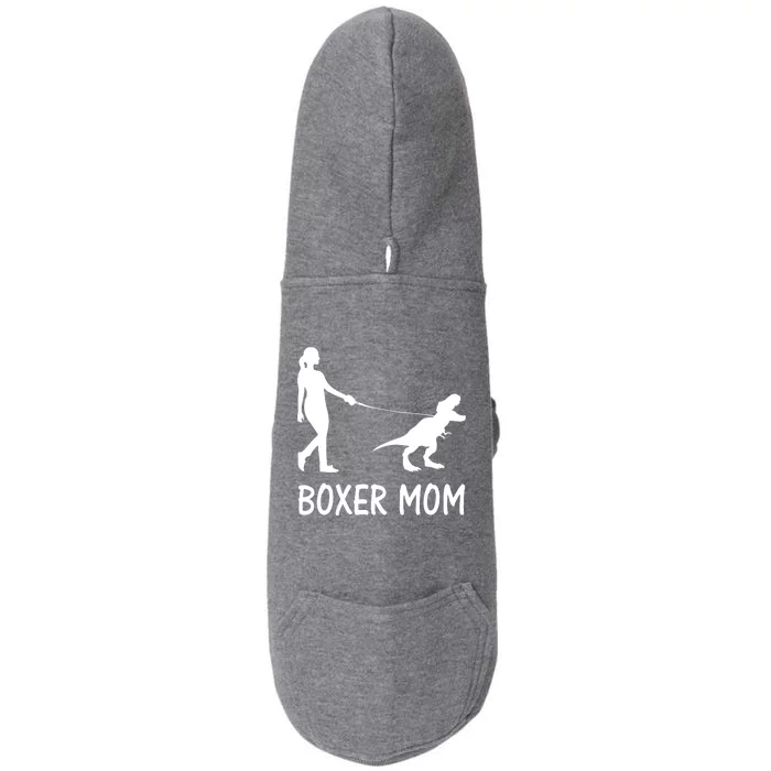 Boxer Mom Dog Boxer Mama Dinosaur Women Mothers Day Doggie 3-End Fleece Hoodie