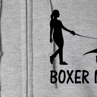 Boxer Mom Dog Boxer Mama Dinosaur Women Mothers Day Full Zip Hoodie