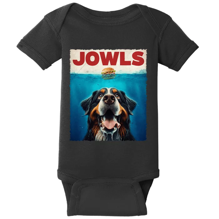 Bernese Mountain Dog Jowls Classic Adorable Animal Outfits Baby Bodysuit