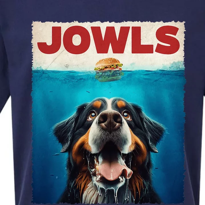 Bernese Mountain Dog Jowls Classic Adorable Animal Outfits Sueded Cloud Jersey T-Shirt