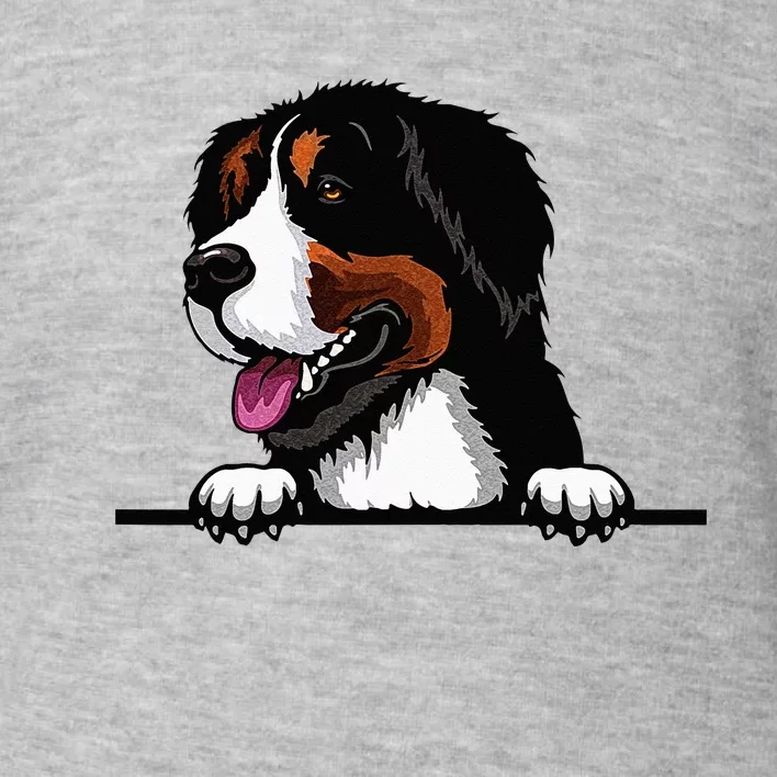 Bernese Mountain Dog Breed Popping Up Fun Dog Owner Toddler Sweatshirt