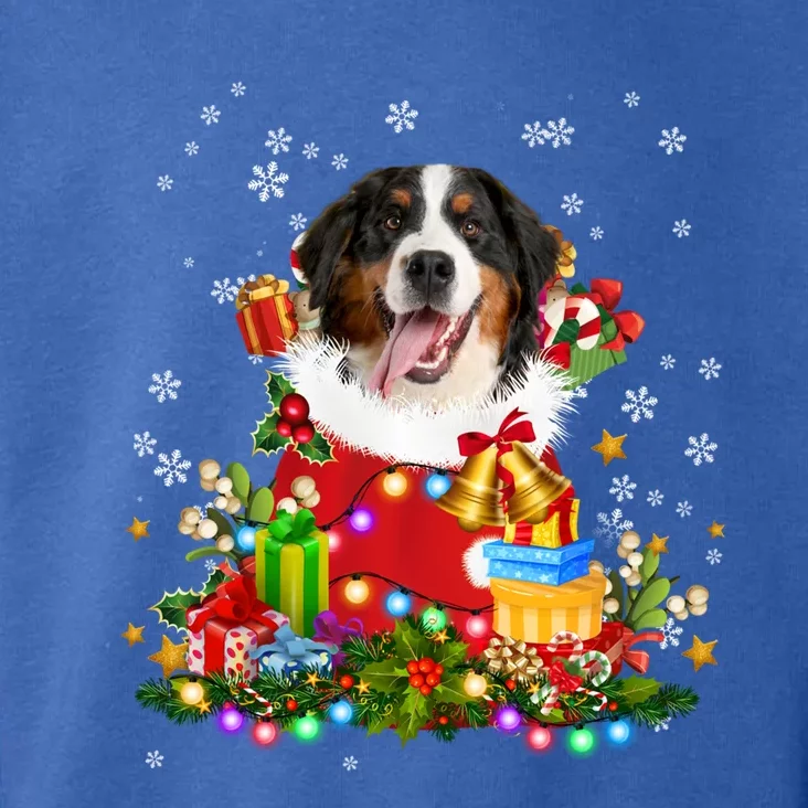 Bernese Mountain Dog Christmas Tree Lights Pajamas Xmas Gift Toddler Hoodie